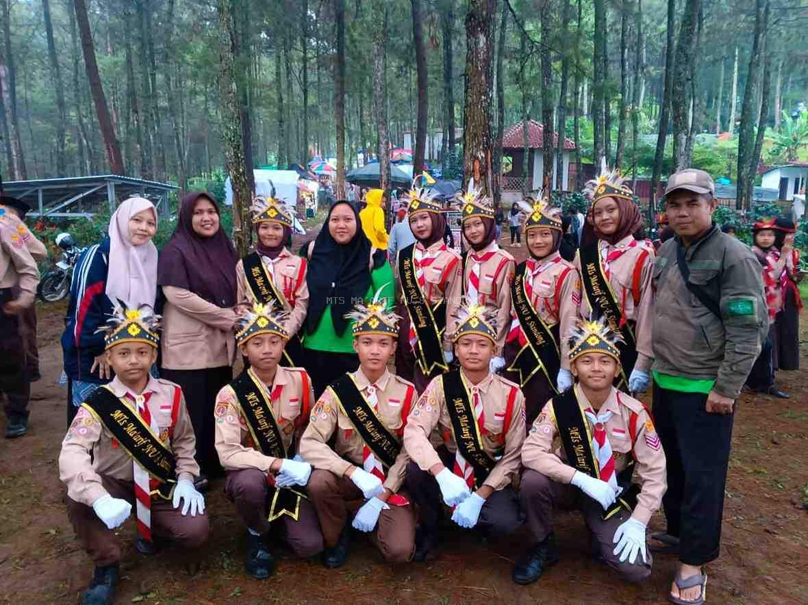 Siswa-Siswi MTs Ma’arif NU 8 Siandong Raih Juara Lomba Mars Ma’arif di Ajang Kemah Bakti Harlah LP Ma’arif ke-96